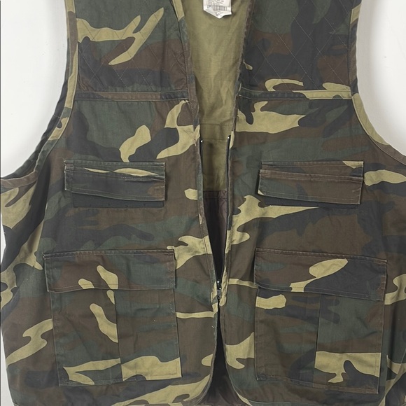 Northwest Territory Trebark Mens 2XL Camouflage Sleeveless Hunting Utility Vest - Picture 5 of 10